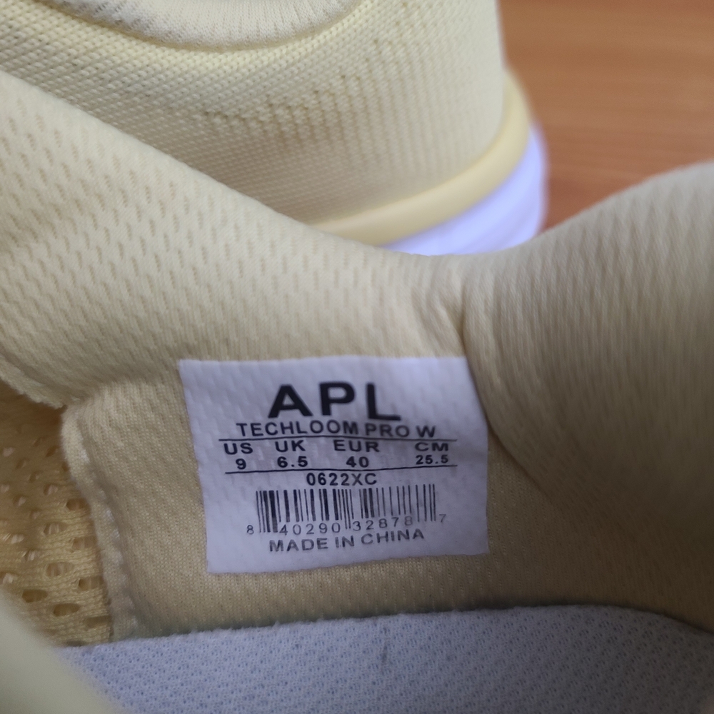 APL Athletic Propulsion Labs Shoes Techloom Pro  Women's  Yellow White Sz 9‎ - Picture 8 of 9